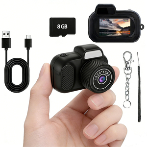 Mini Cámara Llavero Y3000 Compatible con Tarjeta TF, Sensor CMOS, Pantalla HD 720P, Cámara Digital para Niños, Microcámara, Videocámara Micro Y4000 - Product Image 1