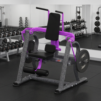Machine à crunches abdominaux assis, équipement de musculation pour abdominaux, usage commercial en salle de sport