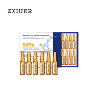 Sérum hydratant raffermissant anti-âge et anti-rides à l'acide hyaluronique et au collagène de qualité médicale ZXIUER, soin du visage à usage domestique, or, OEM