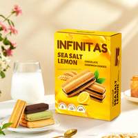 Vente en gros de biscuits sandwich au beurre citron de marque privée biscuits sandwich délicieux