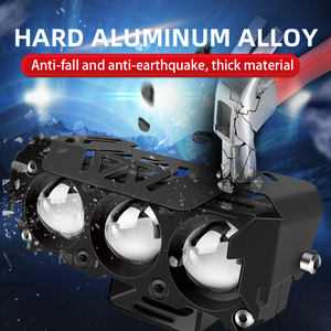 3透镜摩托车聚光灯发光二极管透镜前照灯行车灯5064灯珠工作灯雾灯汽车卡车灯泡 - Product Image 3