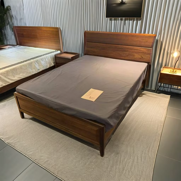 Customized Modern Double Adult King Queen Size Hotel Bedroom Bed High