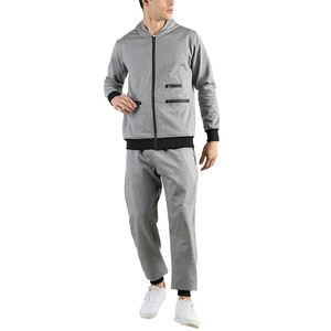 Ensemble de survêtements à fermeture éclair pour hommes de la meilleure qualité, vêtements de sport décontractés, vêtements de rue légers pour l'hiver à des prix abordables - Product Image 1
