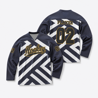 Maillot d'entraînement de hockey sur glace avec options d'impression par sublimation et de broderie pour les équipes de clubs adultes et jeunes, commandes en gros pour équipes