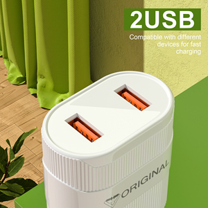 Cantell 1A 2A <span class=keywords><strong>Cargador</strong></span> USB, Adaptador <span class=keywords><strong>de</strong></span> Enchufe USB, Enchufe <span class=keywords><strong>de</strong></span> Pared con 3 Pines para Reino Unido, Cabezal <span class=keywords><strong>de</strong></span> Carga para <span class=keywords><strong>iPhone</strong></span> y Android - Product Image 3