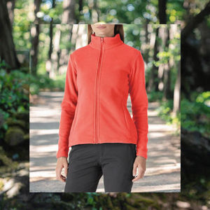 Veste polaire super douce anti-pilule 280 g/m² pour hommes col montant fermeture éclair 2 poches pour objets de valeur pour l'hiver Service OEM disponible - Product Image 3