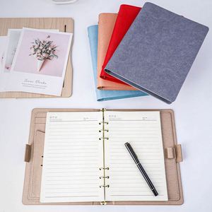 Multifunctional Magnetic <b>A5</b> Notebooks Paper Products Cover Loose-leaf Hardcover School Business Meetings Stylish Office Gift - Product Image 2