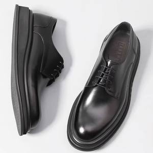 Zapatos Casuales de Cuero Genuino para Hombre, Diseño Moderno 2026, Punta Cerrada, Impermeables, para Oficina y Trabajo - Product Image 5