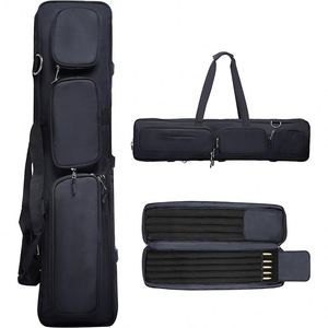 Free sample Wholesale Waterproof Billiard Cue Bag 3 Shafts 4 Butts Snooker Adjustable Carrying Soft Pool Cue Case Bag - Product Image 4