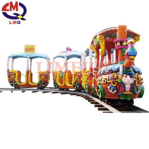 Parco giochi per bambini treno vichingo treno elettrico binario 6 cabine animali colorati cygnus treno in vendita - Product Image 5