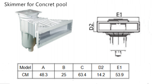 الصين مصنع حوض السباحة واسعة الفم مقشدة ، مقشدة حوض الاستحمام pvc الملحقات - Product Image 4