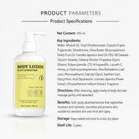 Lotion corporelle hydratante bio MiiGuu à l'avocat 4-en-1 - Hydratation intense, nourrit les peaux sèches, absorption rapide, convient aux peaux sensibles