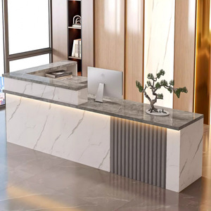 Nuevo mostrador de recepción de estilo chino, Mostrador de barra Registradora para empresa, Mostrador de escritorio delantero para tienda de ropa, salón de belleza Simple - Product Image 4