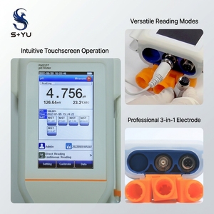 pH-mètre numérique <span class=keywords><strong>SYU</strong></span> PH510T avec stockage de 1000 groupes de données et communication USB pour la surveillance de la qualité des liquides chimiques industriels - Product Image 2