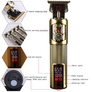 TZTECH 1011 T9 <span class=keywords><strong>tondeuse</strong></span> à barbe sans fil Rechargeable, <span class=keywords><strong>tondeuse</strong></span> à cheveux électrique professionnelle pour hommes - Product Image 3