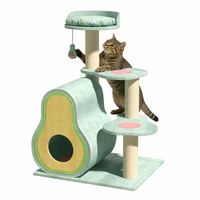 Maison à gratter pour chat en sisal et peluche courte, vente en gros