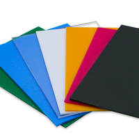 Plaque acrylique 2mm 3mm 2m*1m multicolore PMMA haute brillance service de découpe transparence 92%-93%