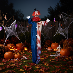 Décoration Gonflable de Clown d'Halloween pour Fête Festive Effrayante, Style Classique en Plastique D0100H5NV22 - Product Image 2