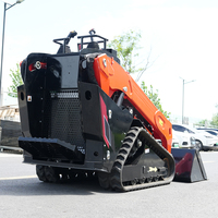 Mini chargeuse sur pneus à chenilles puissante avec moteur diesel Kubota de 25 ch, flux hydraulique élevé, livraison gratuite, Euro 5 CE EPA