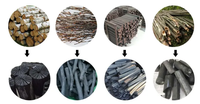 Four à charbon sans fumée 2024 conception économie d'énergie charbon de bois four à charbon bio machine de fabrication de charbon de bois