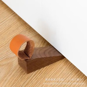 Butée de porte créative Yuyuan en bois massif, style nordique, anti-collision, coupe-vent, pour usage domestique - Product Image 2