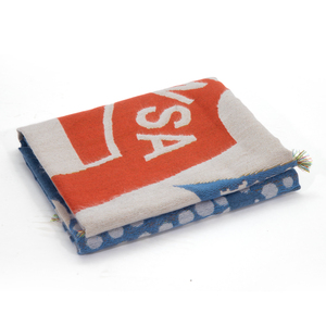Couverture en polaire tissée personnalisée pour équipe sportive, souvenir, <span class=keywords><strong>tapisserie</strong></span> avec logo d'usine, cadeau promotionnel pour équipe de football - Product Image 6