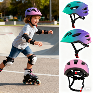 ילדים אופניים קסדה לרכב על אופניים סקייטבורד גלגליות ילדים בטיחות קטנוע קסדה עיצוב קל מתכוונן - Product Image 1