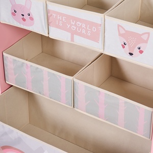 Organizador de Juguetes Toffy & Friends con Estante y 9 Contenedores de Almacenamiento, Organizador de Juguetes para Niños, Muebles Infantiles - Product Image 3