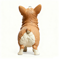 Statue de Cocker Spaniel personnalisée OEM de Offre Spéciale, résine peinte à la main, décor de jardin extérieur pour chemin de villa, sculpture de chien