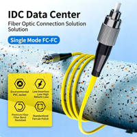 Cordon de raccordement en fibre optique monomode OS2 de qualité télécom 0,5 m FC-FC 9/125 à cœur unique