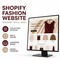 Développement de site e-commerce de mode Shopify Enterprise LionCreate pour web et mobile, compatible multiplateforme Mac, en stock