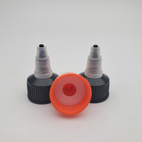 Bouchon de Remplacement Doré Anti-Fuite 24/410 28/410 avec Bec Verseur, Bouchons à Vis Pointus Dorés 24mm 28mm pour Bouteilles d'Huile à Presser