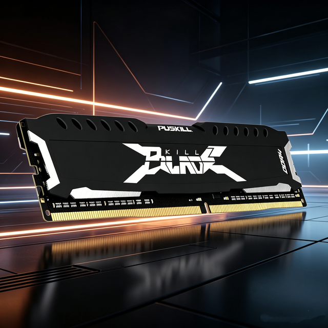 PUSKILL Heatsink RAM DDR4 RAM Desktop Memory 8GB 16GB 2666MHz 3200MHz High Performance Gaming Module