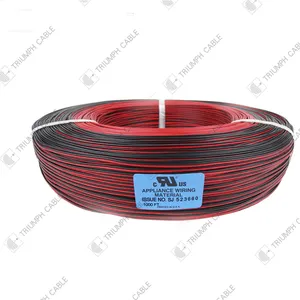 Triumph Cable UL 2468 24AWG 11/0.16TS Flexible Wire PVC Insulated Electronic Wiring Copper Electric Wire Cable