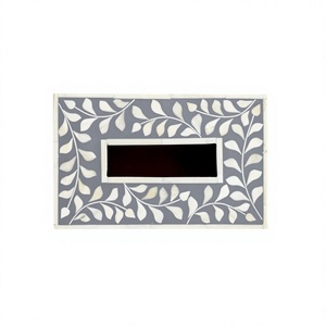 BS INTERNATIONAL Vintage Finished Handmade Eco-friendly Customizable Bone Inlay <b>Tissue</b> <b>Paper</b> Box Custom <b>Color</b> Home Restaurant - Product Image 4