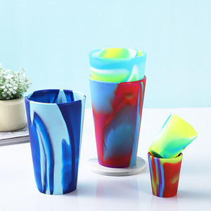 Vaso de cerveza de silicona con aislamiento térmico anticaída antideslizante personalizado superventas vaso de silicona para cerveza al por mayor - Product Image 3