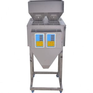 Distributeur de remplissage haute précision en acier inoxydable à 2 têtes pour 500g de raisins secs, baies de Goji, épices, poudre, farine, café et thé en sachet - Product Image 3