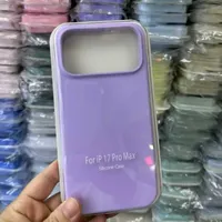 Coques de téléphone portable en silicone officielles antichoc au design uni pour 17 16 Pro Max 15 14 Plus 13 12