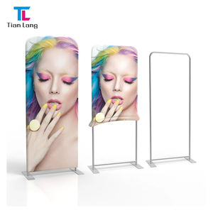 TianLang Portable Trade Show Banner Stand LED Wall Portable Publicidad Telón de fondo Tensión Tela Exhibiciones para eventos - Product Image 1
