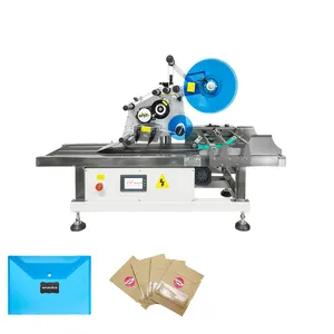 Nieuwe Product 2024 Hot Stijl Tafelblad Sticker Etiketteermachine Voor Vlakke Oppervlakte Zak
