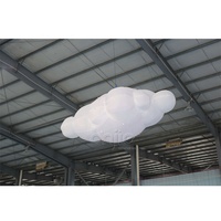 Ballon géant en PVC Nuage Hélium LED Illuminé Nuages gonflables colorés pour la décoration d'événements