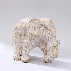 Statuette di Tre Elefanti ROOGO, Piccoli Elementi Decorativi in Resina per Soggiorno, <span class=keywords><strong>Camera</strong></span> dei Bambini e <span class=keywords><strong>Mensole</strong></span> - Product Image 3