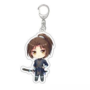 Porte-clés Anime <span class=keywords><strong>Tian</strong></span> <span class=keywords><strong>Guan</strong></span> <span class=keywords><strong>Ci</strong></span> <span class=keywords><strong>Fu</strong></span> Hua Cheng Xie Lian, Pendentif de sac Cosplay, Jouets de dessin animé, Porte-clés de voiture pour couple - Product Image 5