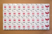 Gemütliches Heim-Thema Amerikanisches Mahjong-Set, Kaffee-Buch-Kerzen-Pflanzenmuster 166 Spielsteine mit Jokers