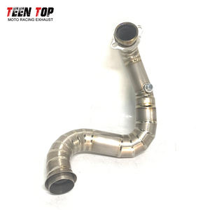 Coude d'échappement de moto TEENTOP Factory Hight Power Adventure pour <span class=keywords><strong>KTM</strong></span> <span class=keywords><strong>Duke</strong></span> <span class=keywords><strong>690</strong></span>/ 701 Svartpilen en alliage de titane - Product Image 2