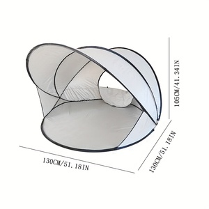 Tenda Automatica Pop-Up ad Apertura Rapida in 1 Secondo, Extra Large, Traspirante, Parasole per Campeggio e Parco, per 3-4 Persone - Product Image 5