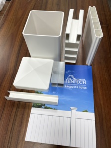 <span class=keywords><strong>Valla</strong></span> de PVC Blanca Fentech de 6x8 Pies y Postes al por Mayor, Paneles de <span class=keywords><strong>Valla</strong></span> de Vinilo Plástico de 6 Pies para Jardín, <span class=keywords><strong>Valla</strong></span> Exterior para Jardín - Product Image 4