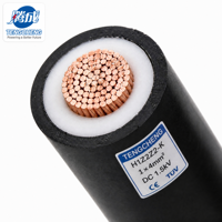 Cable Solar H1Z2Z2-K con Certificación TUV CE, Rollo de 100m, 4mm2 6mm2, Bajo Humo, Libre de Halógenos, Impermeable IP67 para Sistemas Solares Domésticos