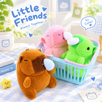 Porte-clés en peluche Capybara mignon qui ronfle, breloque de sac à dos pour couple, poupée, figurine, cadeau créatif de boutique