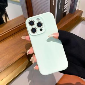 Vendita di colore solido 100% liquido magnetico Silicone custodia protettiva per iphone 15 16 17 Pro Max - Product Image 6